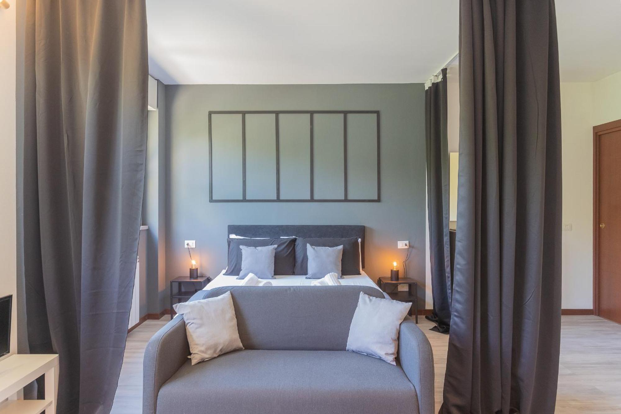 Black Loft Como By Rent All Como Bagian luar foto